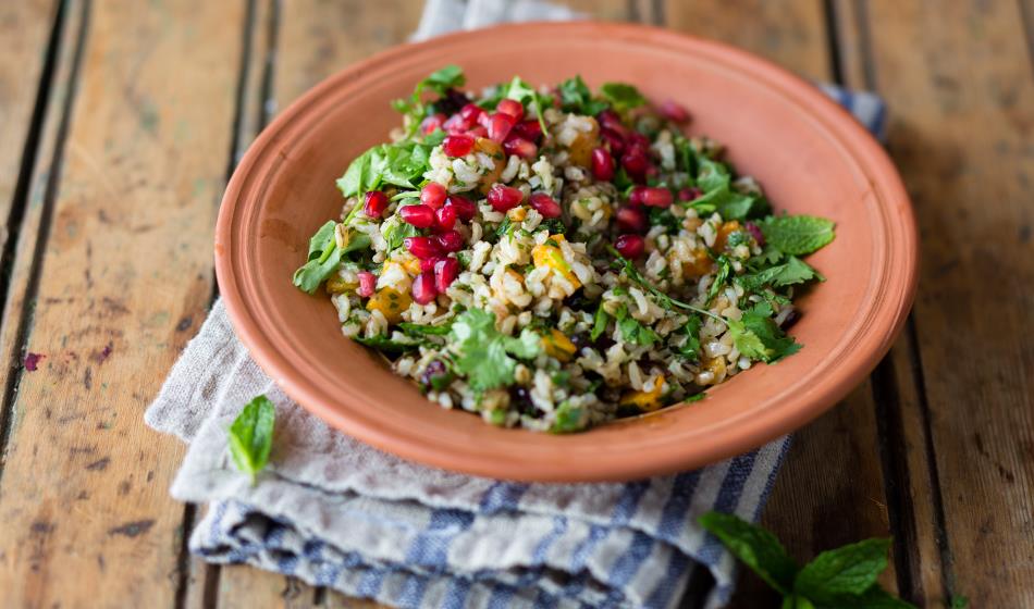 BROWN RICE AND BARLEY PILAF | Flora