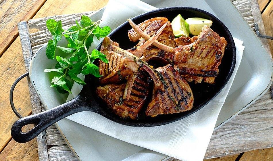 FLORA HONEY & MINT LAMB CHOPS | Flora